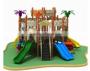 Outdoor Plastic Slide Playground