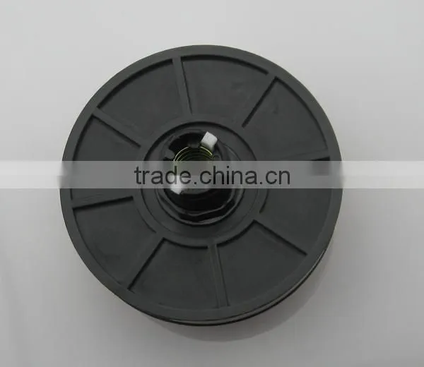 100mm illuminated convex round button with led and microswitch red color F00065