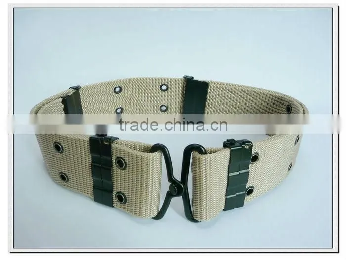 57mm wide khaki polypropylene military combat belts,military cross belts