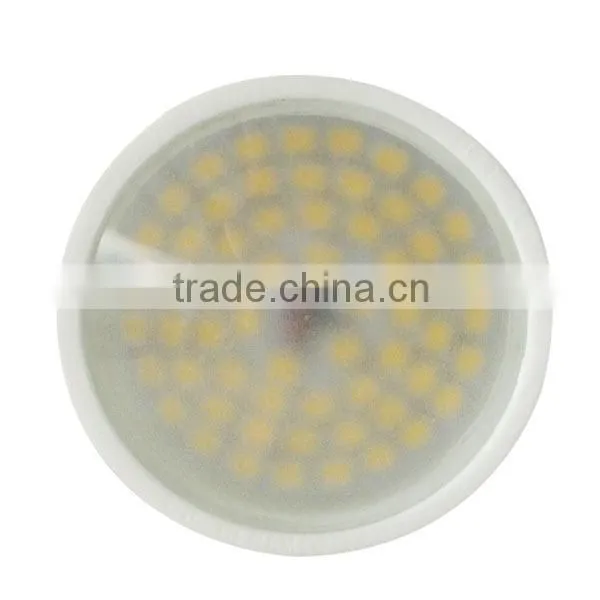 gu10 smd 5w 500lm spotlight 12V/ 85-265VAC warmwhite /white