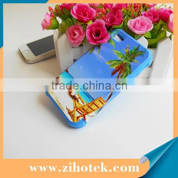 Double protective 3D sublimation 2 in 1 cases for iPhone 4/4s