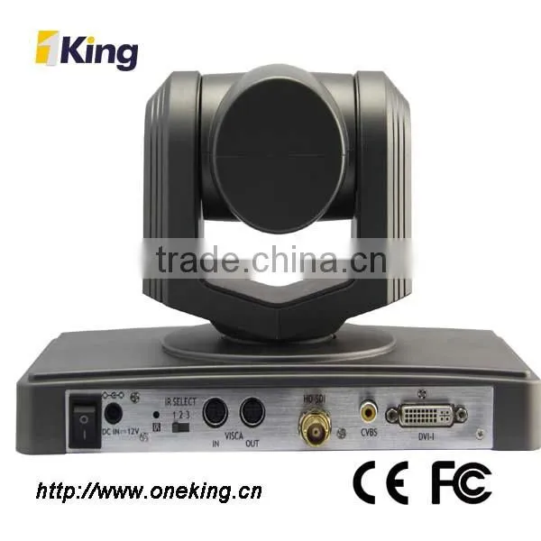 1080p60 PTZ Camera HD-SDI Supports VISCA Protocol For PTZ Control Using RS232 RS485 Protocols