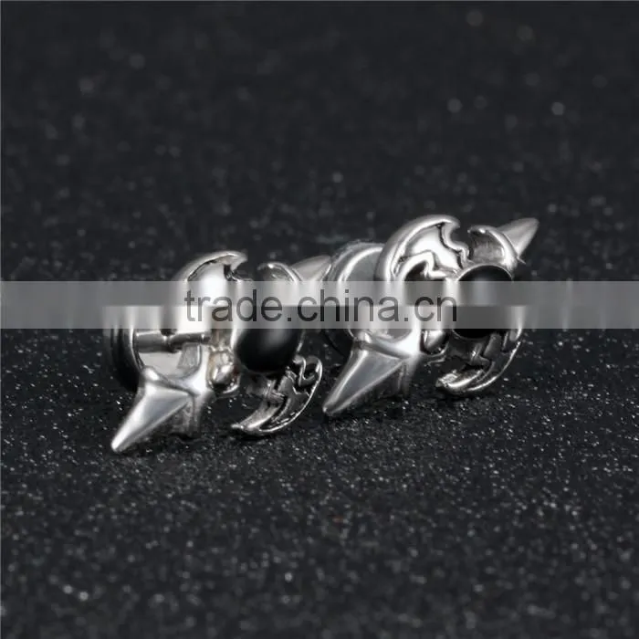 Latest wholesale 316L stainless steel earring for men