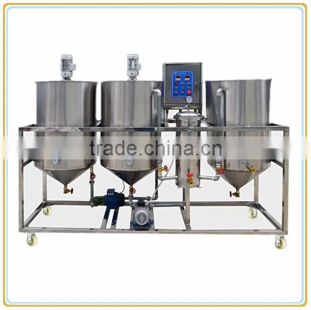 High quality small capacity oil bleaching equipment,edible palm oil refined bleached machinery for vegetable cooking Oil