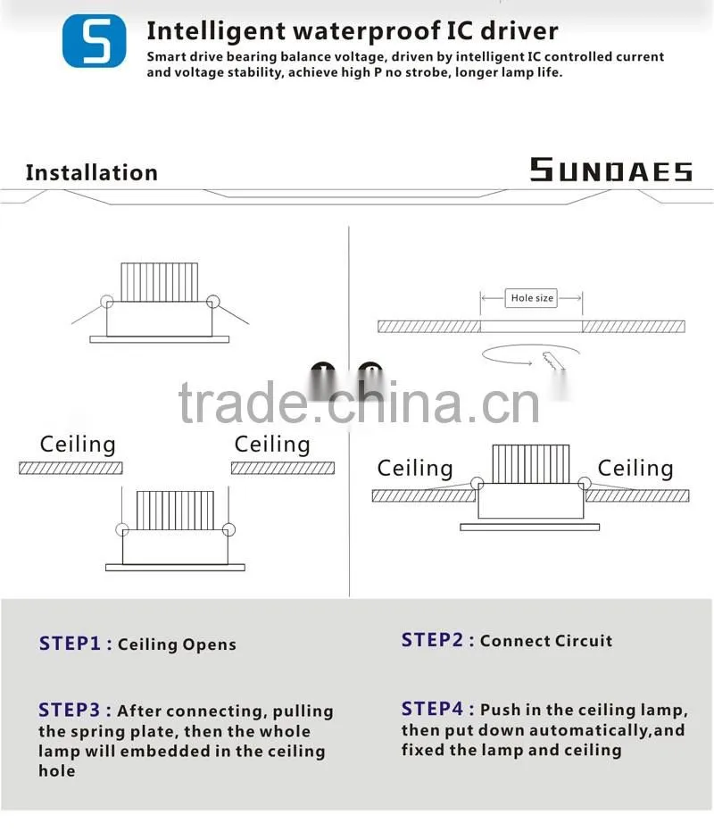 LED Ceiling light hot sale High power led ceiling panel light 36w Jewelry LED ceiling light