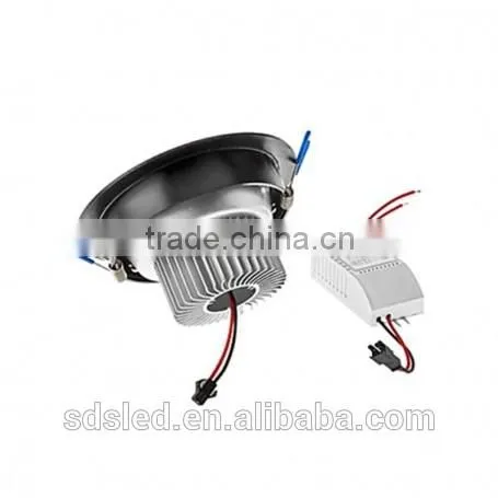 LED downlight 7W warm white LED Down Light High Power Black led downlight