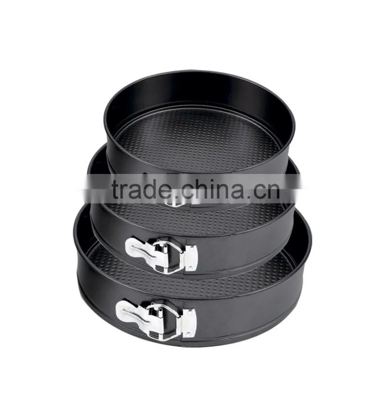 0.4mm Carbon Steel Round Springform Pan of Bakeware Set with Non-stick Coating