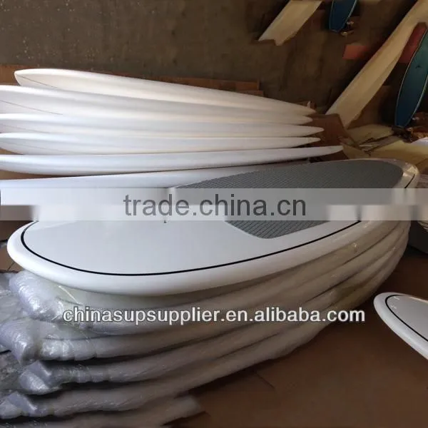 Cheaper white painting SURFING sup stand up paddle boards with paddle