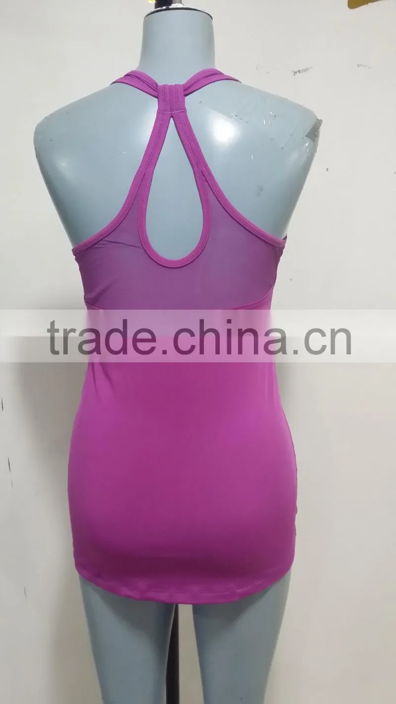 Santic wholesale fitness clothing plus size women clothing tank top