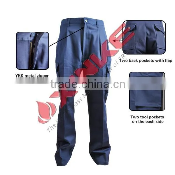 cvc multi pocket cargo pants for protective workwear