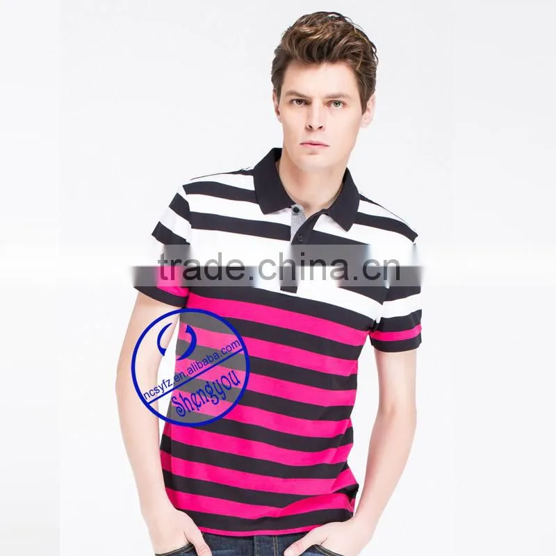 High quality wholesale custom 100% cotton pique mens polo shirt