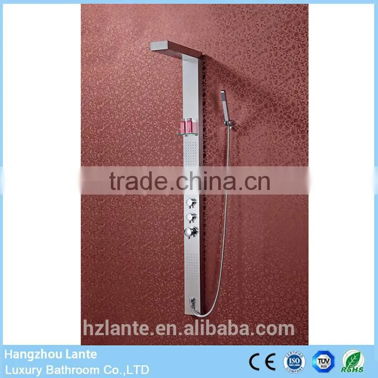China Bath Rain Thermostatic Shower Panel Set