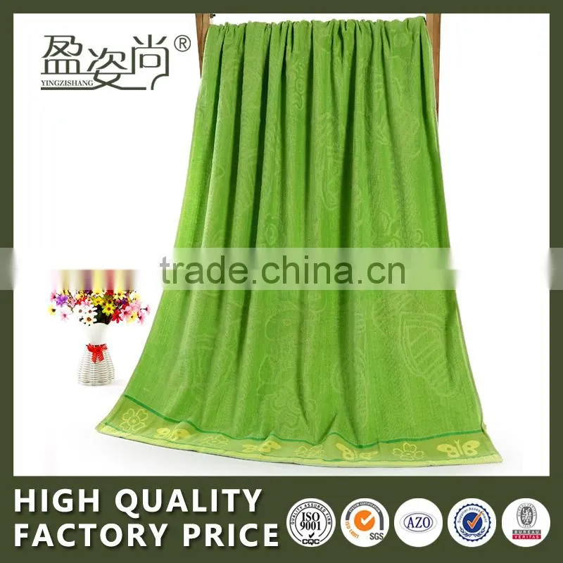 Wholesale Alibaba Cheap Color Butterfly Printed Design Bamboo Bath Towel Set