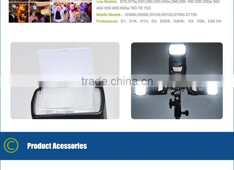 Flash Light Speedlite for Nikon Camera i-TTL/M/Multi D7200 D810 D750 5500 D7000 JN-950N