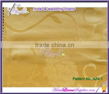 Dia-126"(320cm) rose pattern polyester jacquard tablecloths for table decorations-Jacquard Pattern No. A15-1,2,3,4
