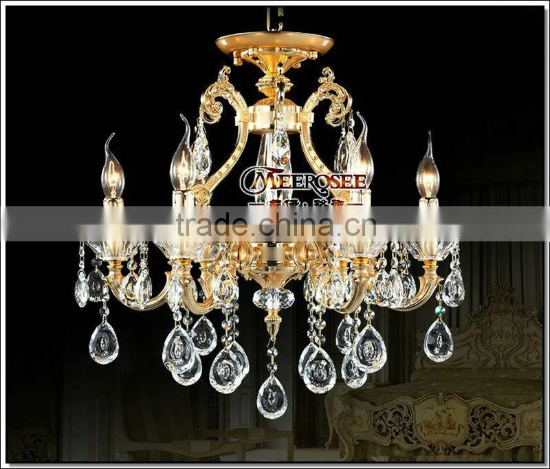 2014 New Arrival Global Crystal Chandelier Crystal Lighting Metal Light Fixture MD88008 L6