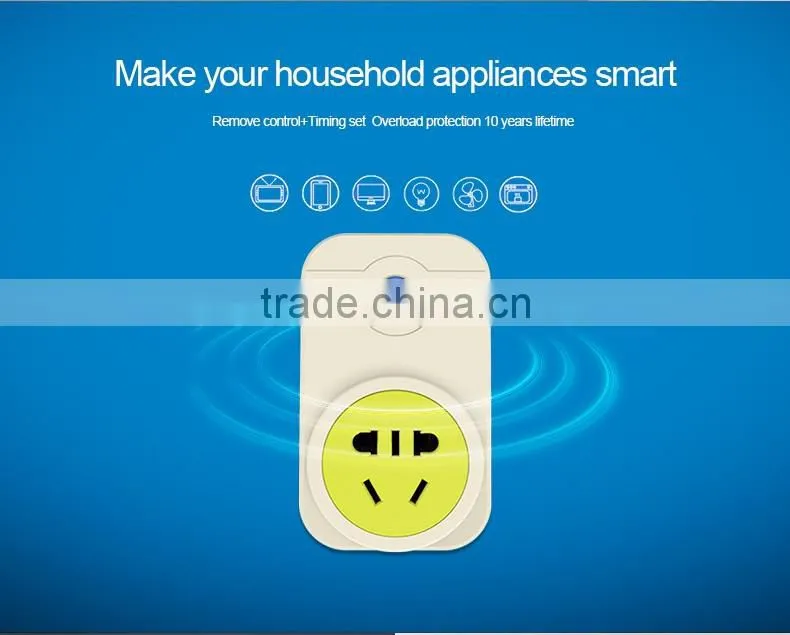 Wi-Fi Home/Offices Automation Smart Wireless Power Socket Remote Control wifi Plug
