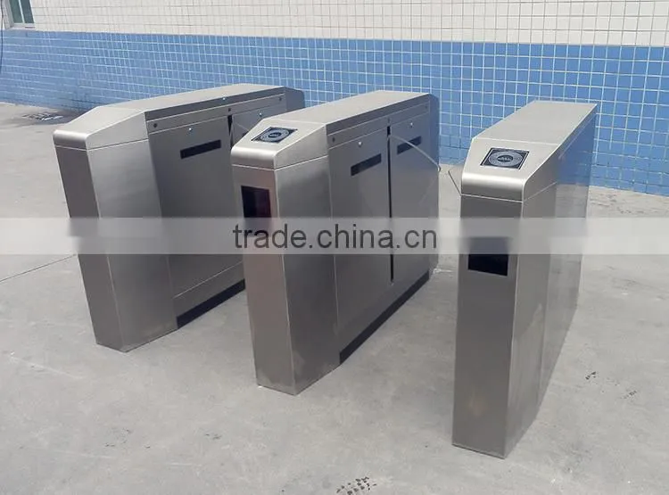 CE Approved Alarm Flap Turnstile with IR Sensor