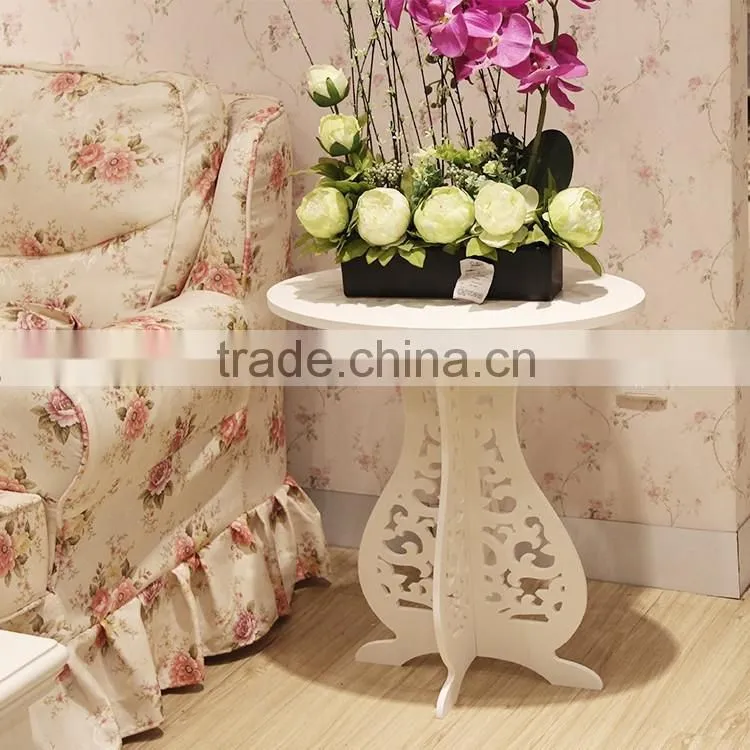 Oval shape eco friendly material dining table coffee modern