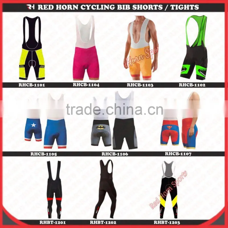 Wholesale Cycling Bib Short With Gel Padded, Custom Racing Bibshort