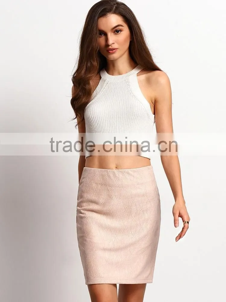 New slim fit elegant ladies office skirt suit