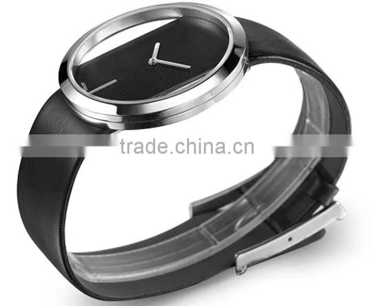 Discount Leather Watch Bands Transparent Dial Strap designer Quartz Big Face dicount Watches,discount luxury watches