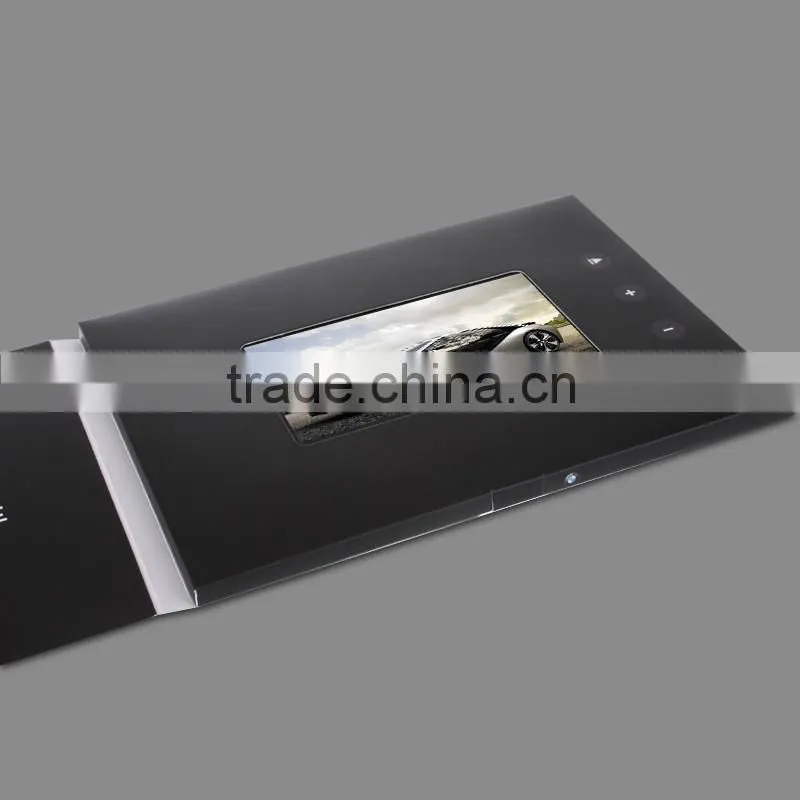 2015 factory outlet 5 inches video player greeting card