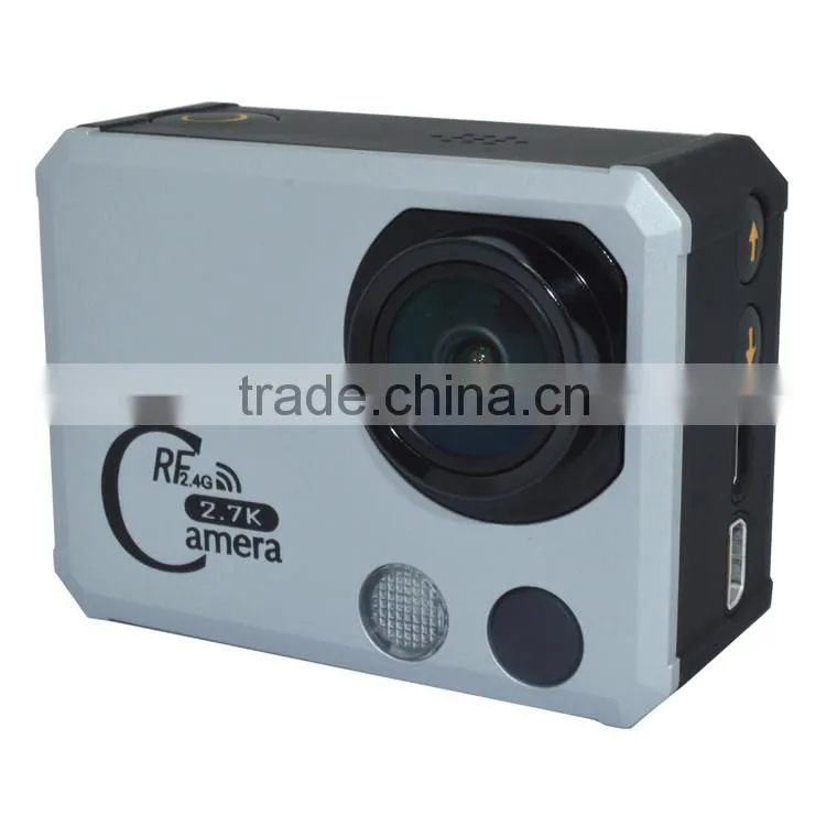 Cheap Ambarella A7LA50 Processor 50 Meters Waterproof Action Camera 2560x1080@30fps 1920x1080@45fps with RF Watch Controller