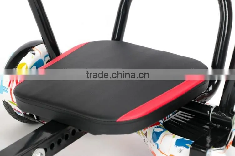 2016 adjustable seat hoverkart for two wheels self balance scooter hoverboard go kart Sitting Chair