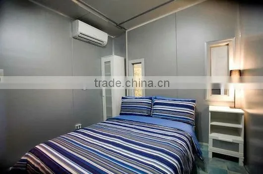 sandwich panel prefabricated movable container house with B.V.&ISO certificate for office/shop/living