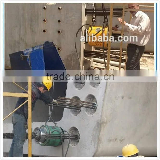 Pre stressed Concrete Steel Strands Multi Holes Round Wedge Anchors