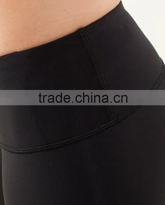 Ladies High Quality 87% Supplex 13% Lycra Fitness Pants Yoga Wear for Women
