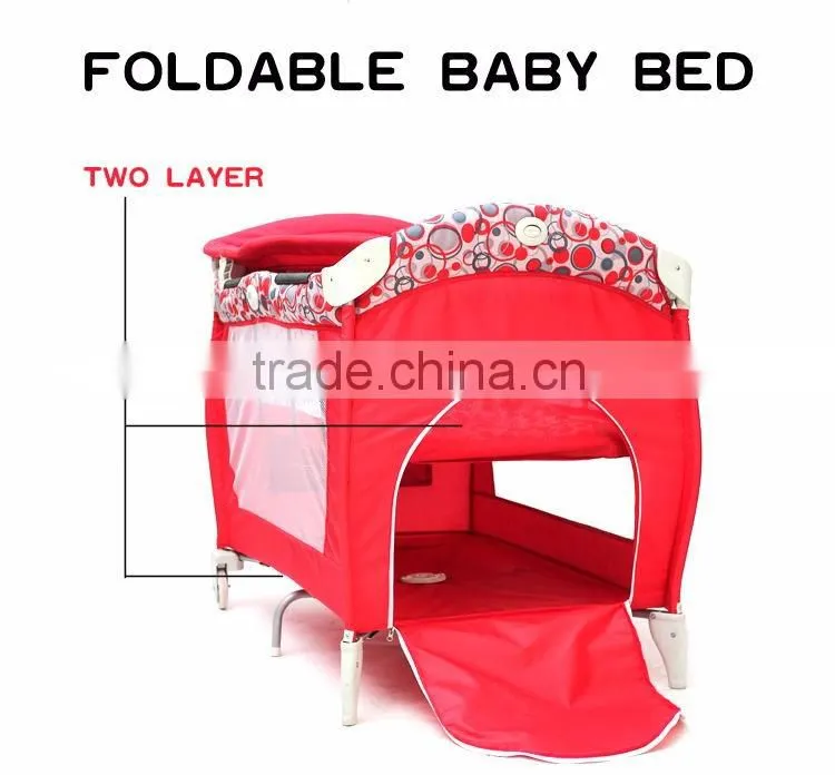2016 China red baby bed