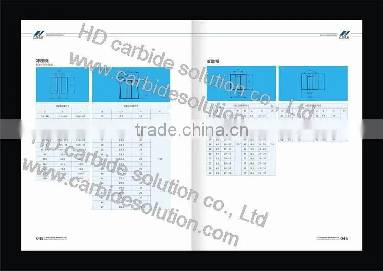 Tungsten carbide /Cemented carbide Dies Blanks