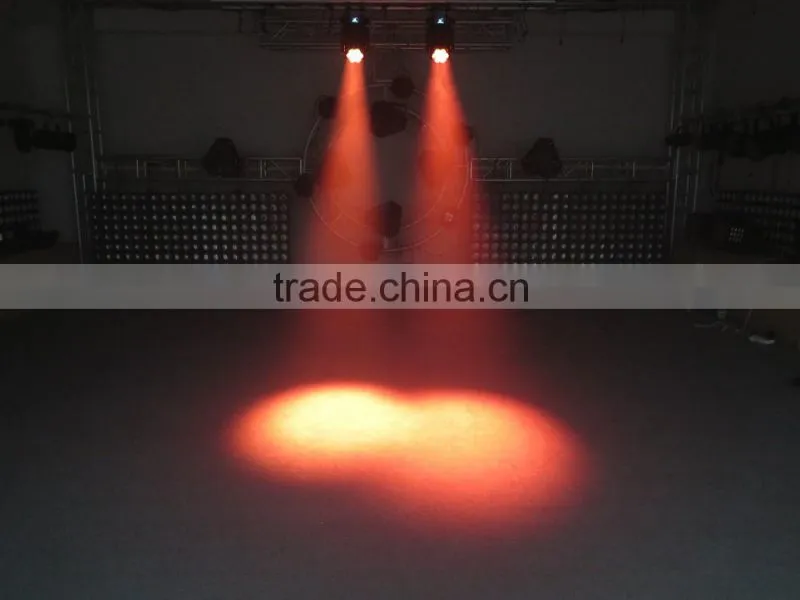 7pcs 15W rgbw 4 in 1 bee eye led zoom moving head disco stage light