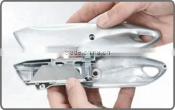 tool cutter 2pcs Trapezoid blade Zinc alloy Handle Utility Cutter hot knife