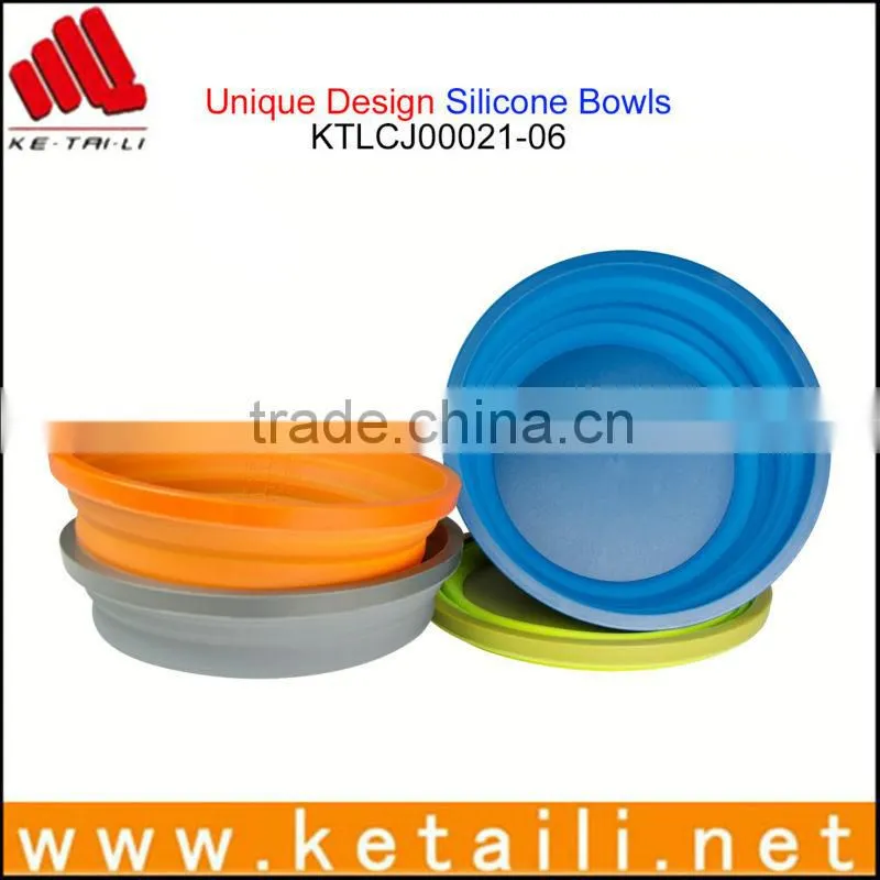 Shenzhen Wholesale Kitchen Utensil Set Silicone Collapsible Bowl