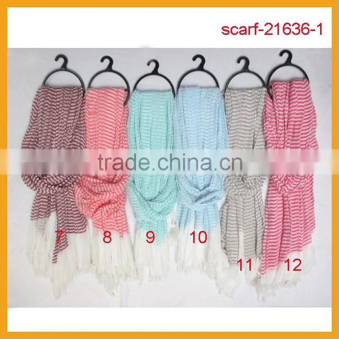 Polyester modal scarves