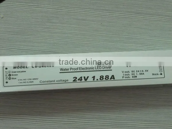 constant voltage led power supply 45w IP67