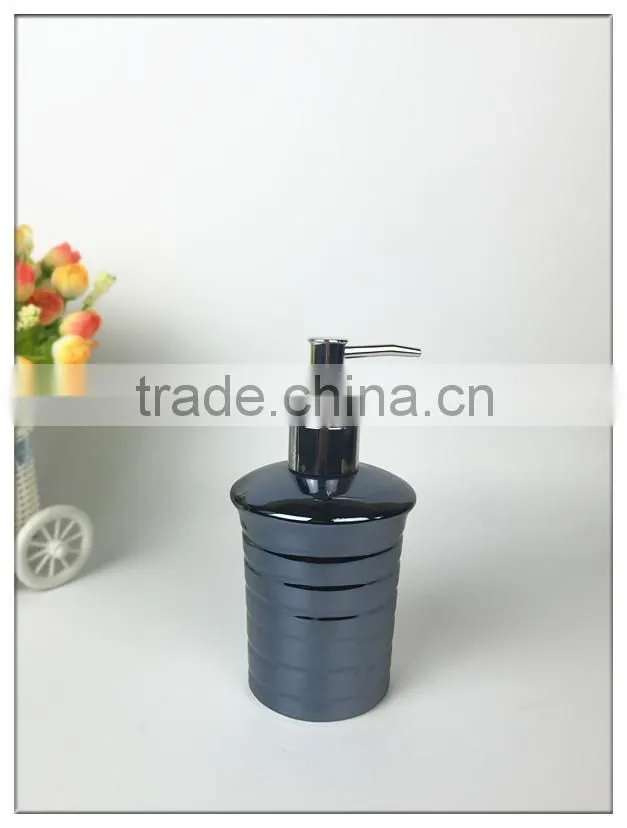 Polyresin Jewelry Blue Glaze Ceramic Bathroom set