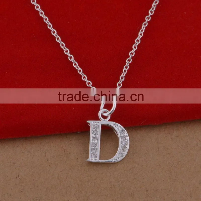 heart model 925 sterling silver jewelry wholesale necklace