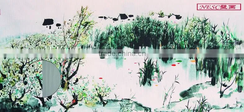 wall decor fabric painting