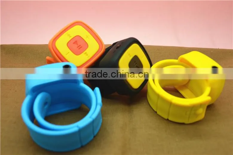 Fashion sport mp3 player , kids / students gift mp3, silicone wrist watch mp3
