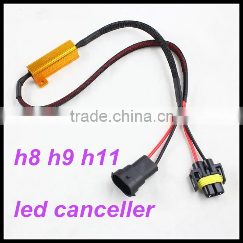 LED Warning Canceller Decoder T10 W5W OCB Error Load Resistor Aluminum Cover