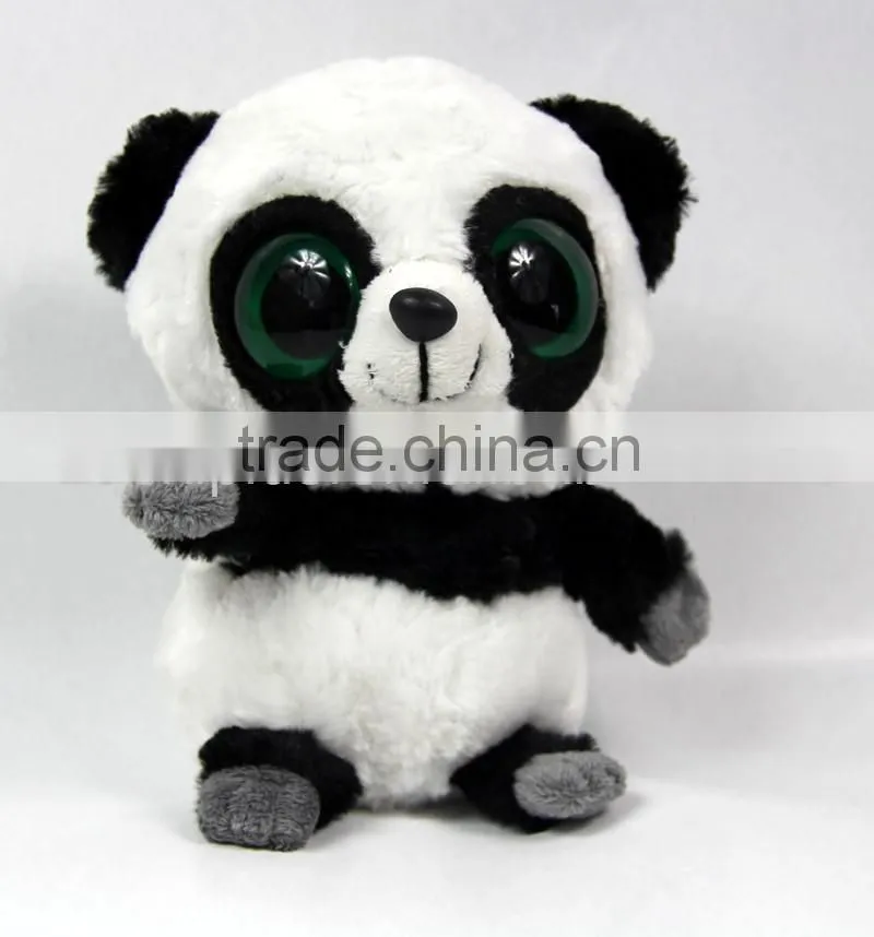 Luckiplus Hot Sale First Class Creative Green Eyes Pamda SafeTechnology Toy For Kids
