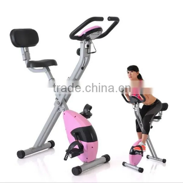 The new item Luxury home gym fitness equipment spin bike with backrest