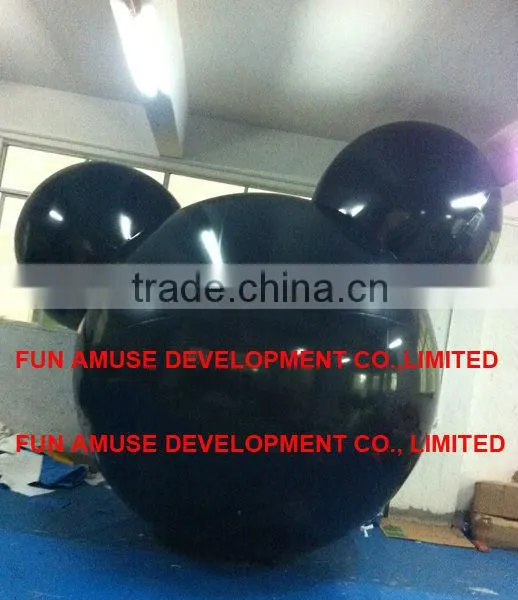BLACK mickey helium balloon LARGE HELIUM BALLOON 5M