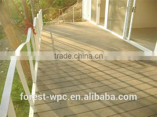 FRSTECH Eco-forest Wpc Swimming Pool Deck Tiles,Interlocking Waterproof Grooved Deck