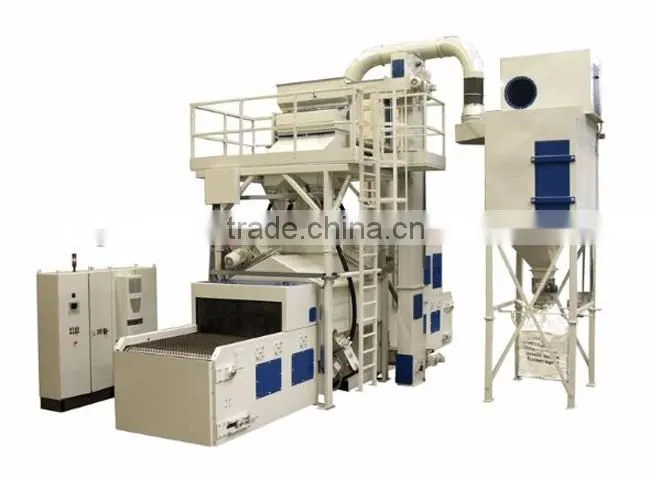 Wire mesh belt continuous shot blasting machines