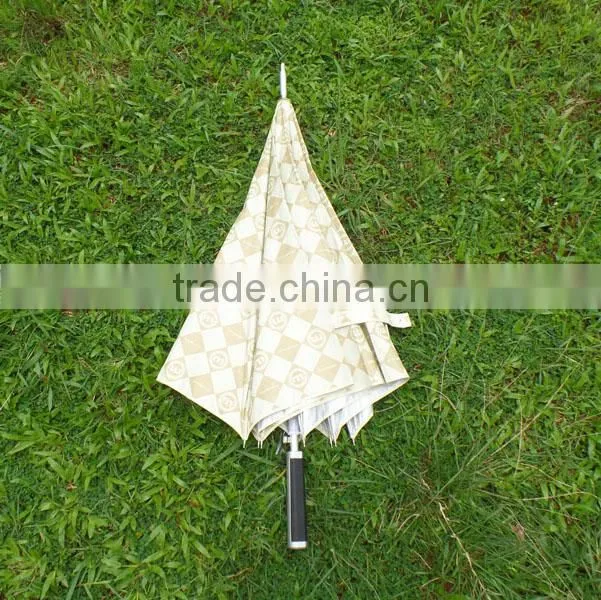 heat transfer printing auto open sun golf umbrella
